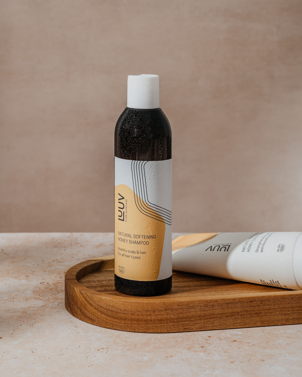 Natural Softening Honey Shampoo ja Conditioner Set